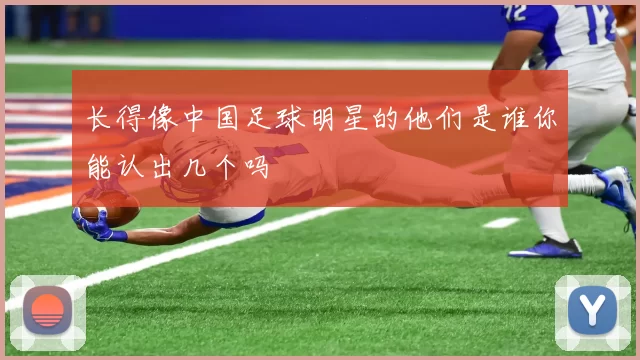 长得像中国足球明星的他们是谁你能认出几个吗