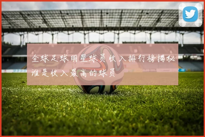 全球足球明星球员收入排行榜揭秘谁是收入最高的球员